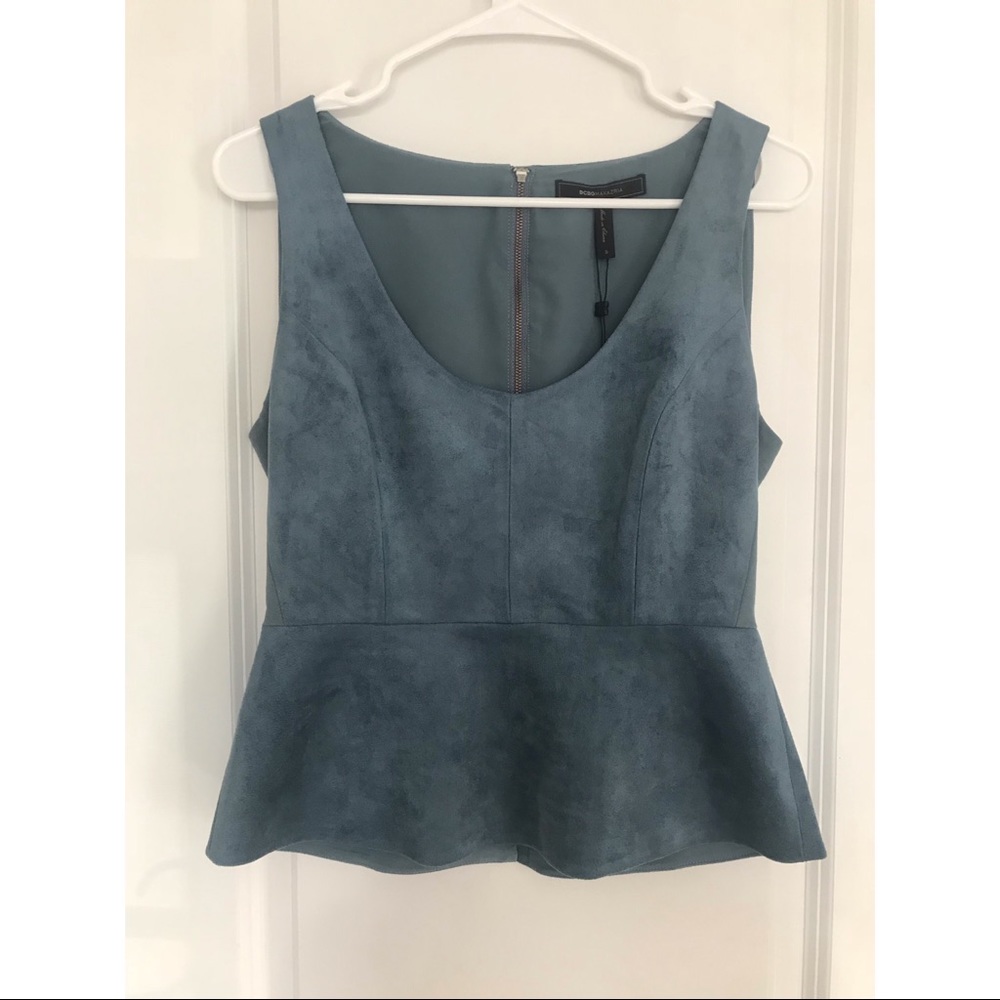 BCBG Peplum Top